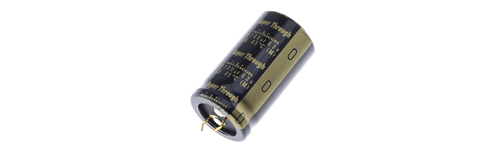 NICHICON KG SUPER THROUGH Audio Electrolytic Capacitor 63V 2200uF